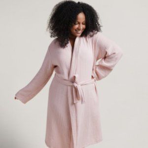 PARACHUTE CLOUD COTTON ROBE IN ROSE